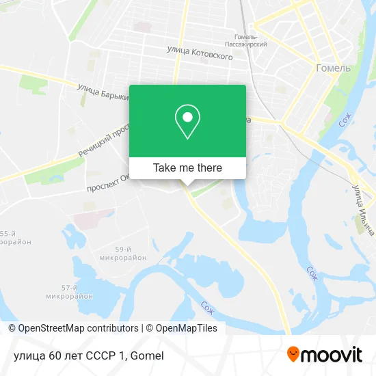 улица 60 лет СССР 1 map