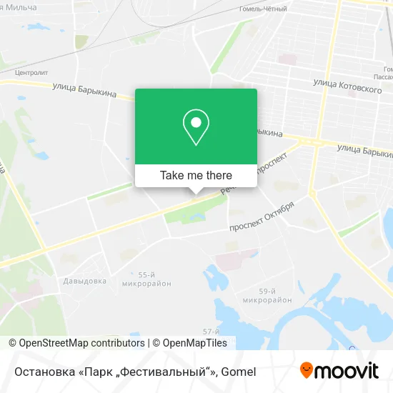 Остановка «Парк „Фестивальный“» map