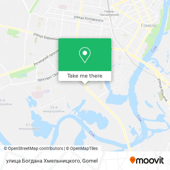 улица Богдана Хмельницкого map