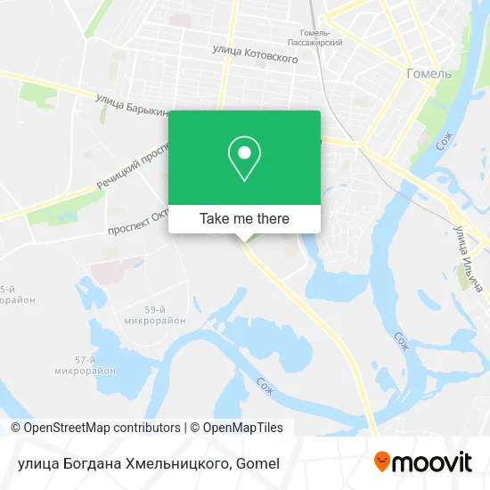 улица Богдана Хмельницкого map