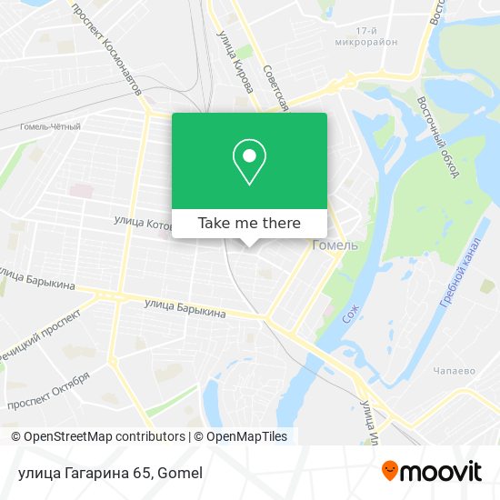 улица Гагарина 65 map
