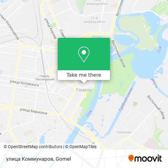 улица Коммунаров map