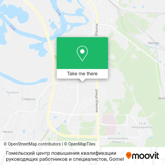 Гомельский центр повышения квалификации руководящих работников и специалистов map