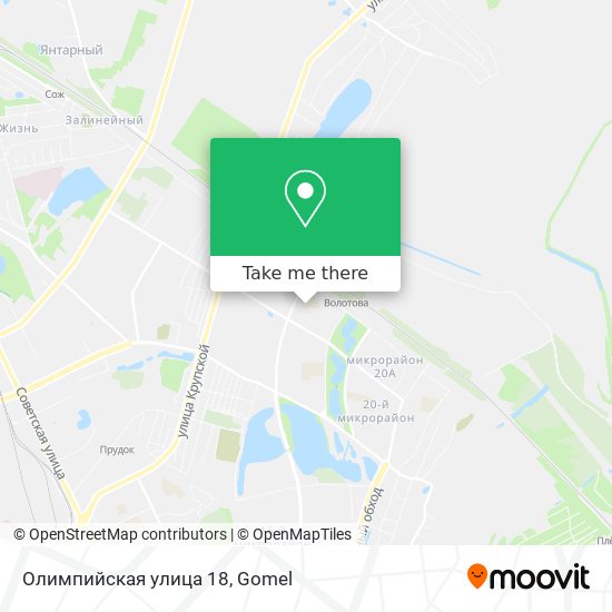 Олимпийская улица 18 map