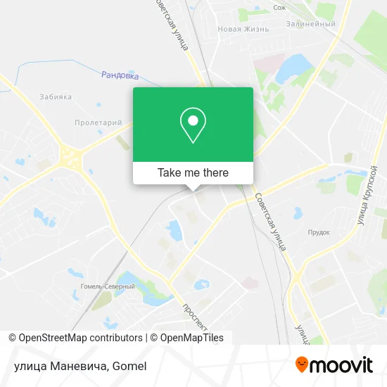 улица Маневича map
