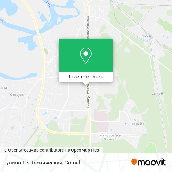 улица 1-я Техническая map