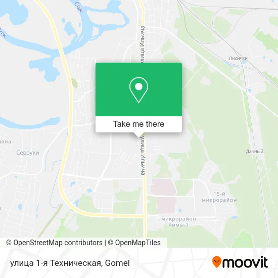 улица 1-я Техническая map