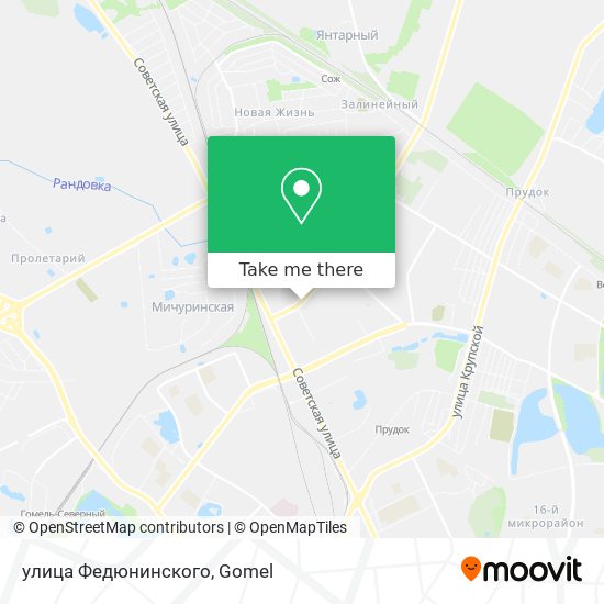 улица Федюнинского map