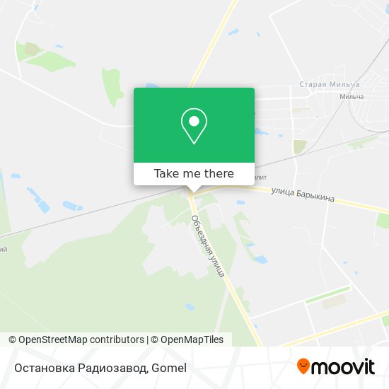 Остановка Радиозавод map