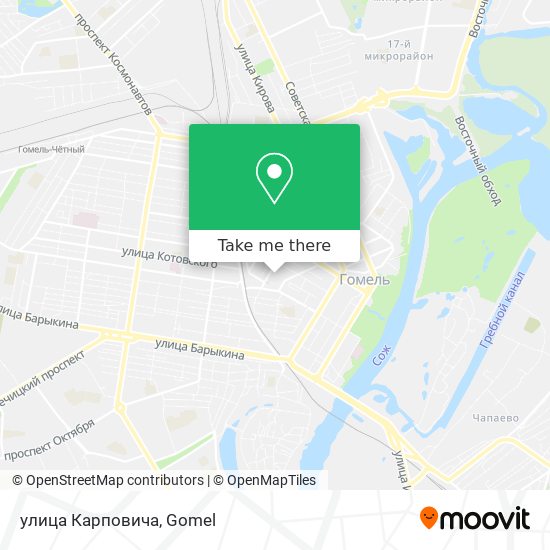 улица Карповича map