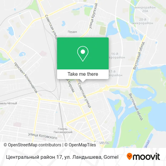 Центральный район 17, ул. Ландышева map