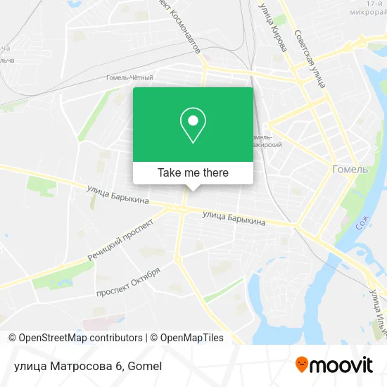 улица Матросова 6 map