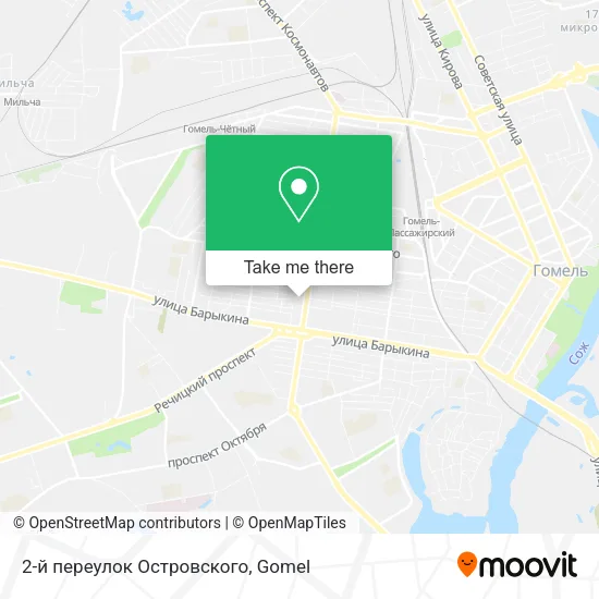 2-й переулок Островского map