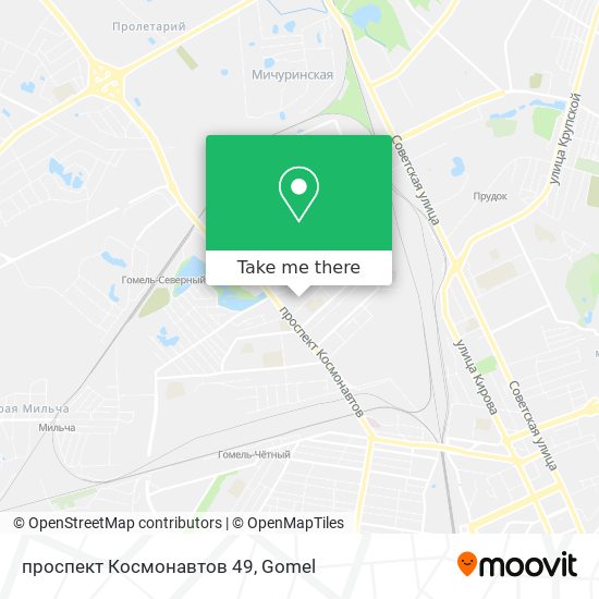 проспект Космонавтов 49 map