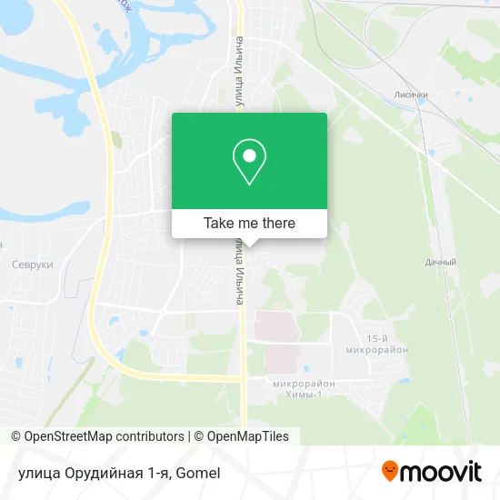 улица Орудийная 1-я map
