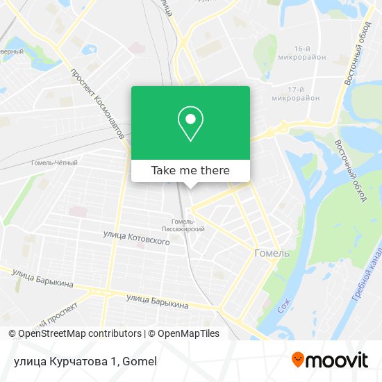 улица Курчатова 1 map