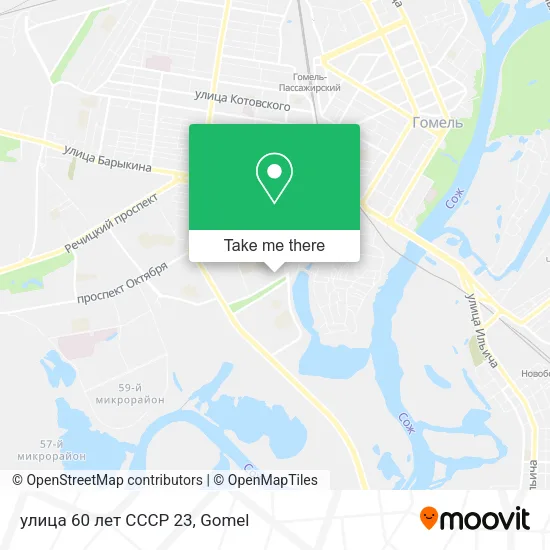 улица 60 лет СССР 23 map