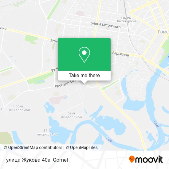 улица Жукова 40а map