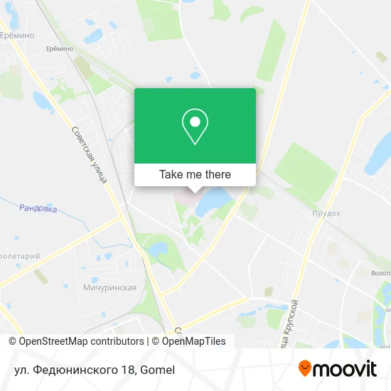 ул. Федюнинского 18 map