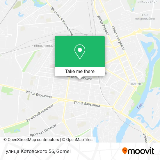 улица Котовского 56 map