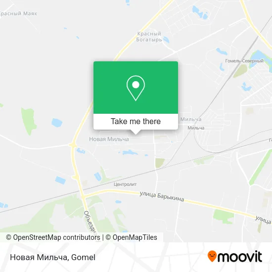 Новая Мильча map