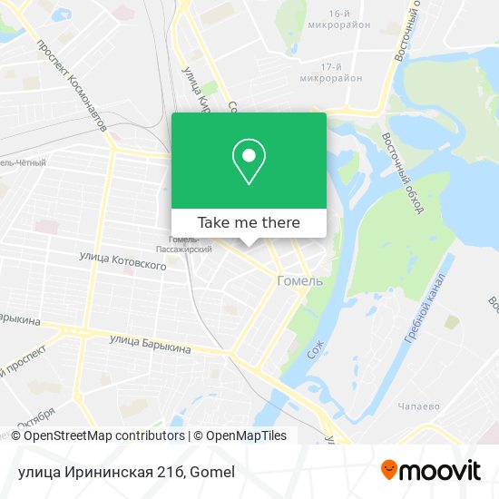 улица Ирининская 21б map