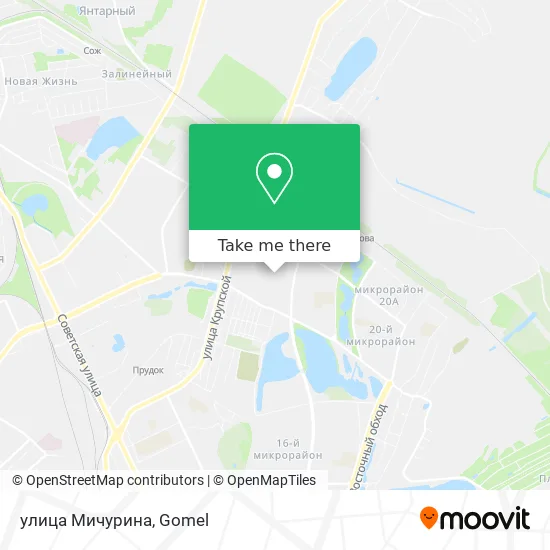 улица Мичурина map