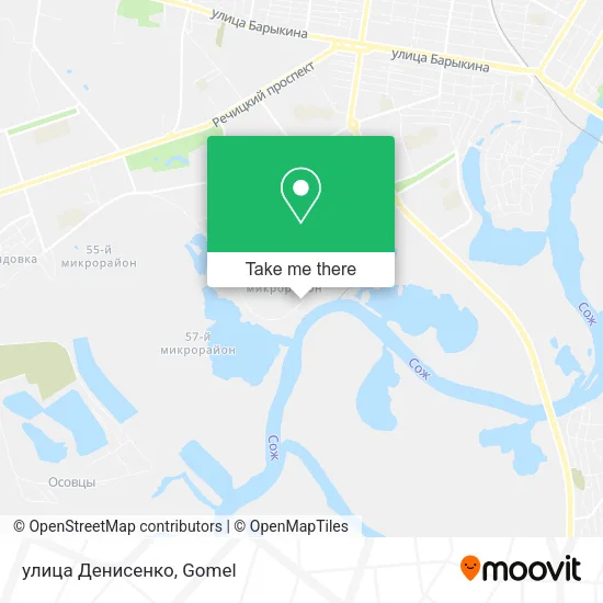 улица Денисенко map