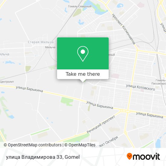 улица Владимирова 33 map