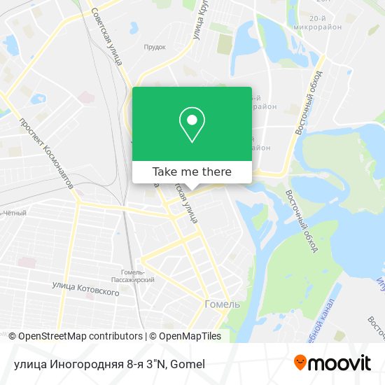 улица Иногородняя 8-я 3"N map