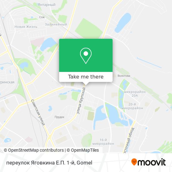 переулок Яговкина Е.П. 1-й map