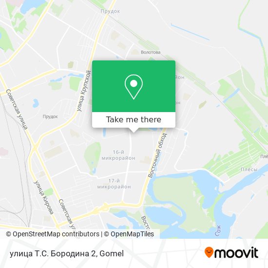 улица Т.С. Бородина 2 map