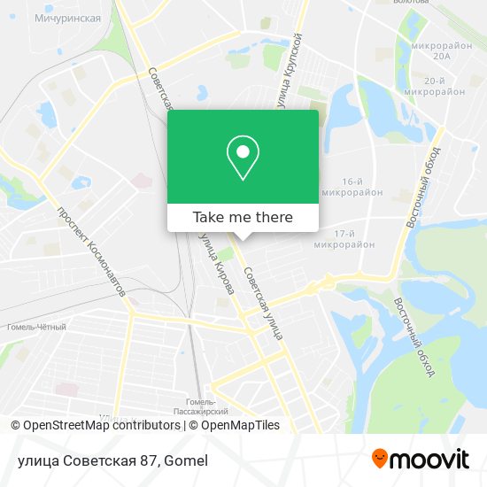 улица Советская 87 map