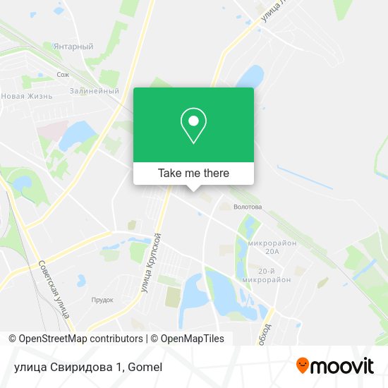 улица Свиридова 1 map