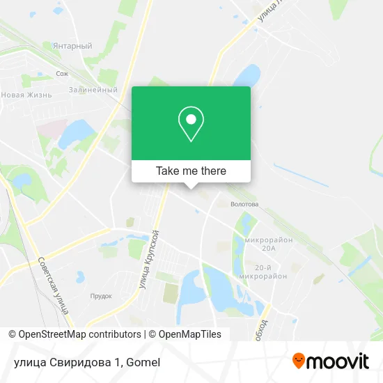 улица Свиридова 1 map