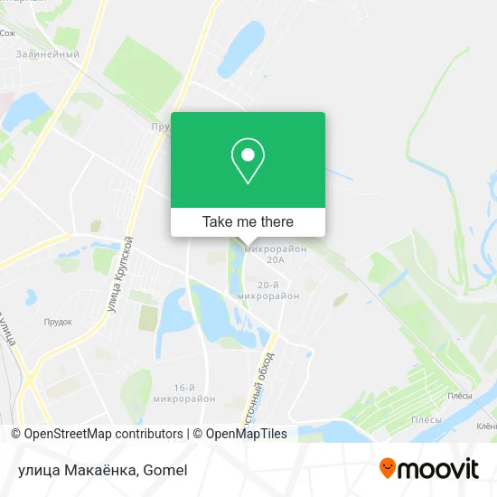 улица Макаёнка map