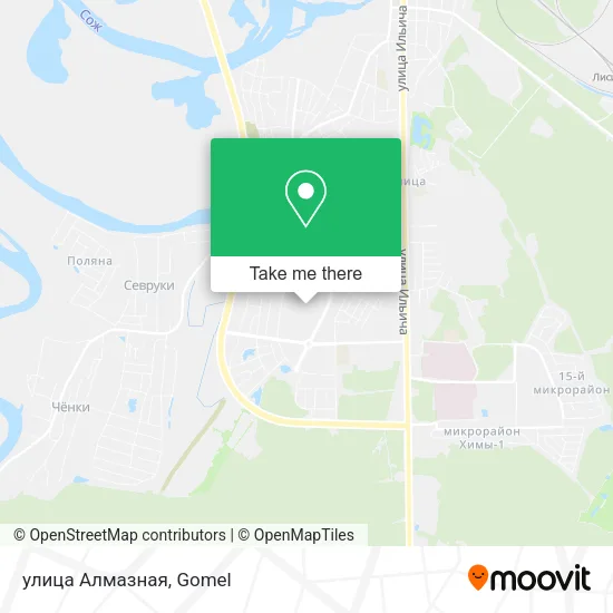улица Алмазная map