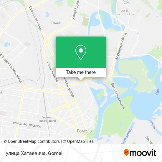 улица Хатаевича map