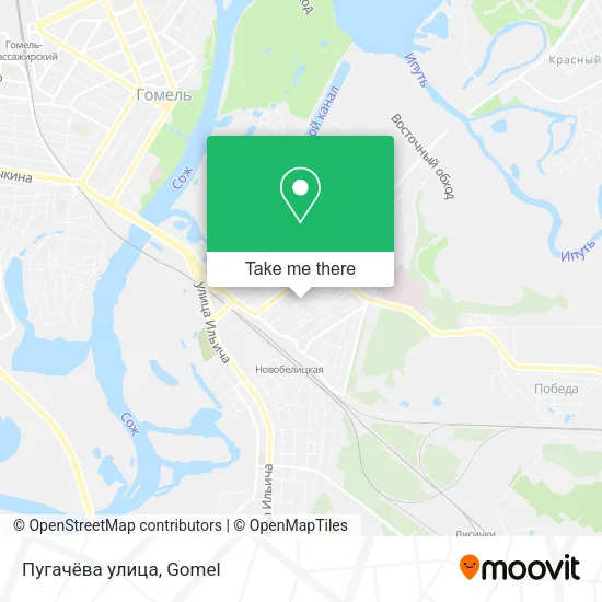Пугачёва улица map