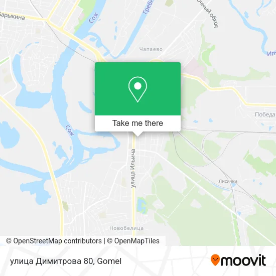 улица Димитрова 80 map