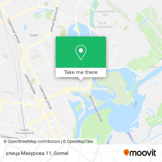улица Мазурова 11 map