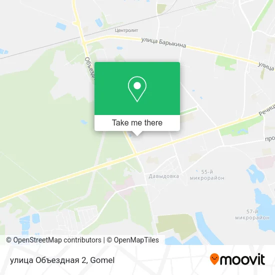 улица Объездная 2 map