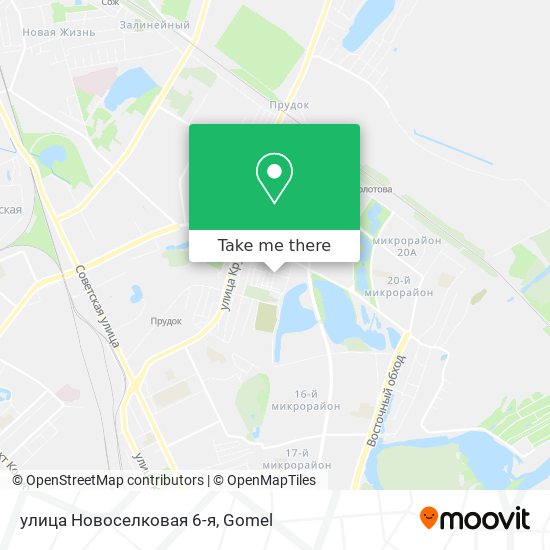 улица Новоселковая 6-я map