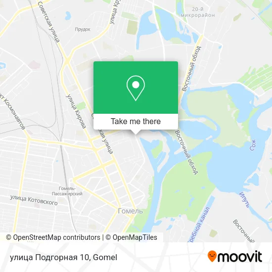 улица Подгорная 10 map