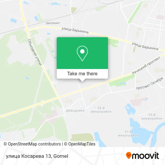 улица Косарева 13 map