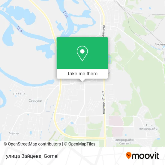 улица Зайцева map