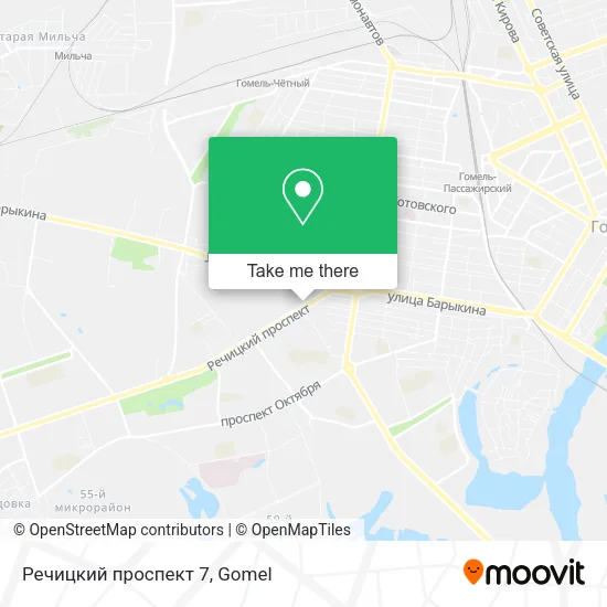 Речицкий проспект 7 map