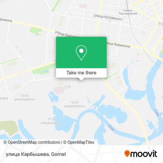 улица Карбышева map