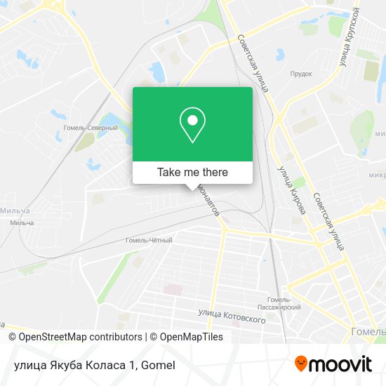 улица Якуба Коласа 1 map
