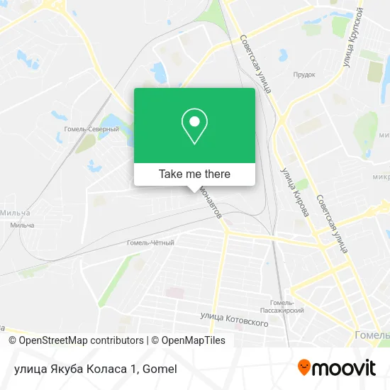 улица Якуба Коласа 1 map